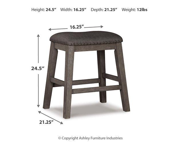Caitbrook Counter Height Upholstered Bar Stool - Woo Town Furniture (Worcester,MA)