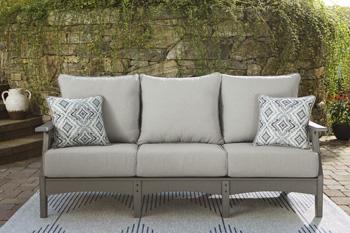 Visola Outdoor Sofa and Loveseat Set - Woo Town Furniture (Worcester,MA)