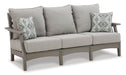 Visola Outdoor Sofa and Loveseat Set - Woo Town Furniture (Worcester,MA)