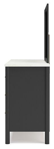 Cadmori Dresser and Mirror - Woo Town Furniture (Worcester,MA)