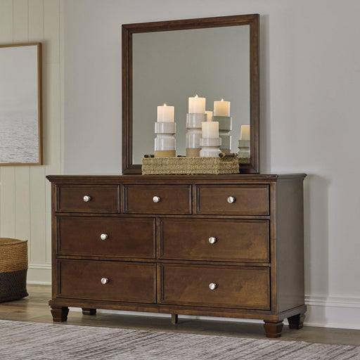 Danabrin Dresser and Mirror - Woo Town Furniture (Worcester,MA)