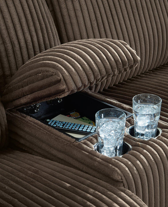 Top Tier Reclining Sectional with Chaise - Woo Town Furniture (Worcester,MA)