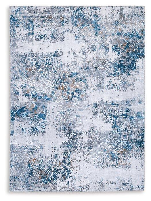 Garyard 5' x 7' Washable Rug - Woo Town Furniture (Worcester,MA)