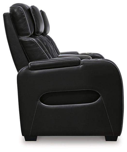 Boyington Power Reclining Loveseat with Console - Woo Town Furniture (Worcester,MA)