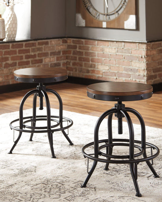 Valebeck Counter Height Bar Stool - Woo Town Furniture (Worcester,MA)