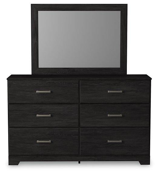 Belachime Dresser and Mirror - Woo Town Furniture (Worcester,MA)