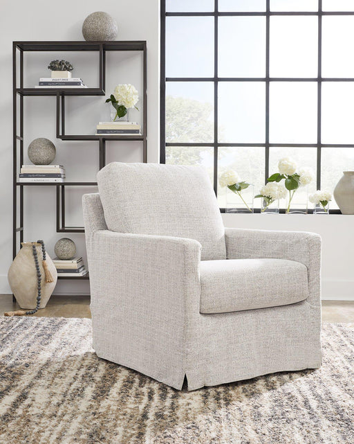 Nenana Next-Gen Nuvella Swivel Glider Accent Chair - Woo Town Furniture (Worcester,MA)