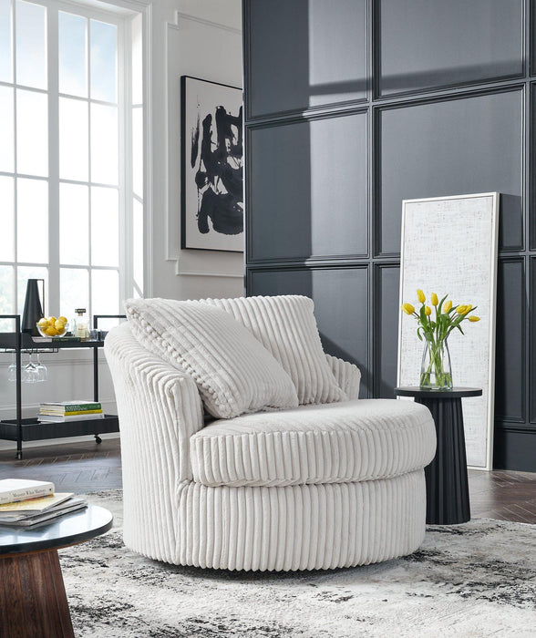 Gramwell Swivel Accent Chair - Woo Town Furniture (Worcester,MA)