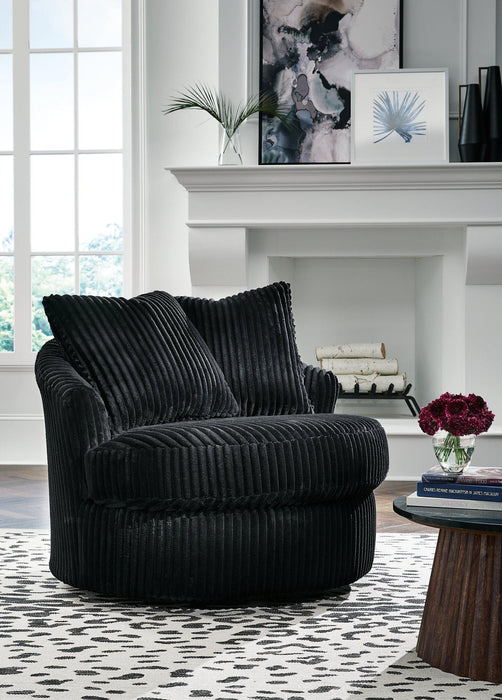 Gramwell Swivel Accent Chair - Woo Town Furniture (Worcester,MA)