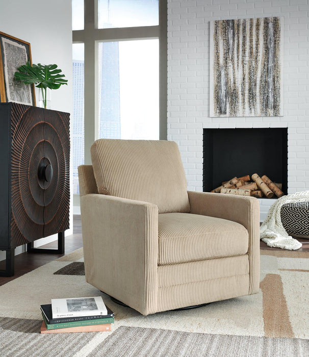 Icaman Swivel Accent Chair - Woo Town Furniture (Worcester,MA)