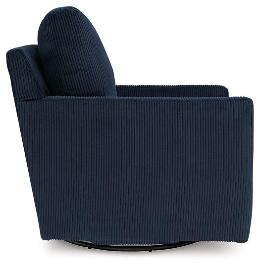 Icaman Swivel Accent Chair - Woo Town Furniture (Worcester,MA)