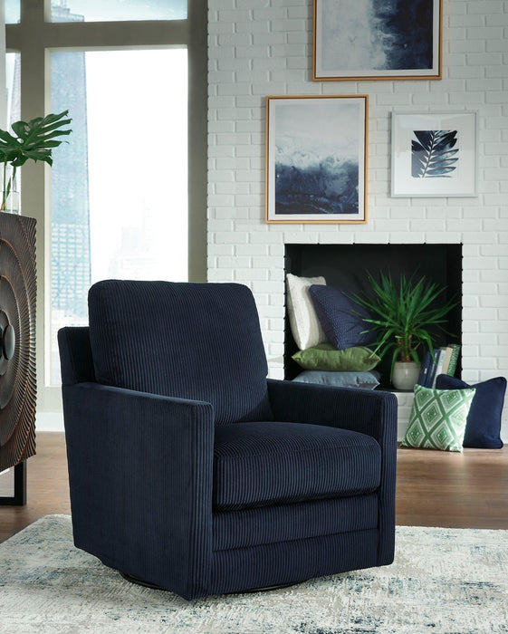 Icaman Swivel Accent Chair - Woo Town Furniture (Worcester,MA)