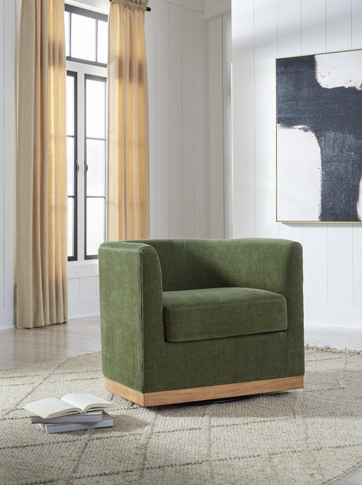 Jersonlow Swivel Accent Chair - Woo Town Furniture (Worcester,MA)