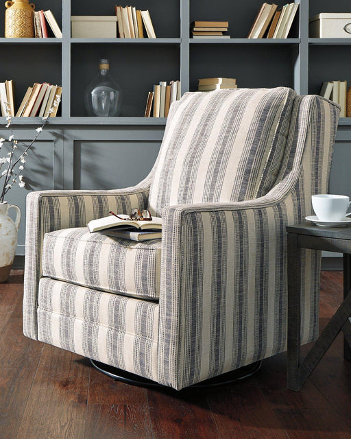 Kambria Swivel Glider Accent Chair - Woo Town Furniture (Worcester,MA)
