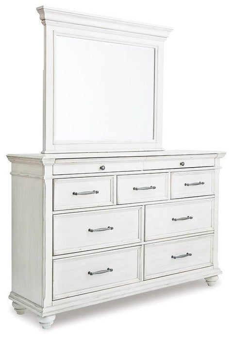 Kanwyn Dresser and Mirror - Woo Town Furniture (Worcester,MA)