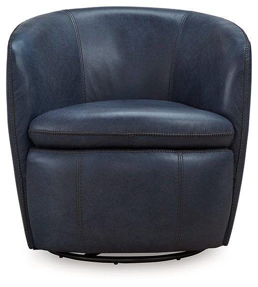 Kierreys Swivel Accent Chair - Woo Town Furniture (Worcester,MA)
