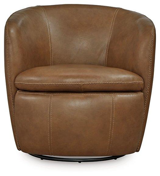 Kierreys Swivel Accent Chair - Woo Town Furniture (Worcester,MA)