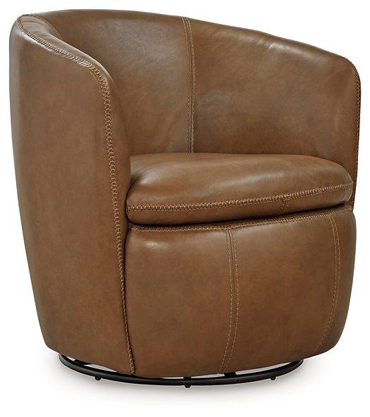 Kierreys Swivel Accent Chair - Woo Town Furniture (Worcester,MA)