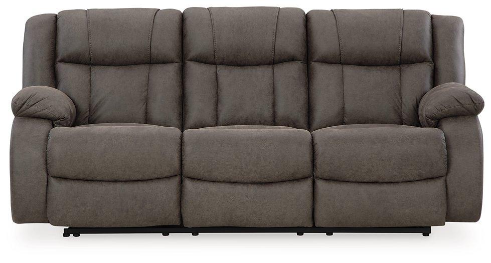 First Base Reclining Sofa - Woo Town Furniture (Worcester,MA)