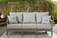 Visola Outdoor Sofa and Loveseat Set - Woo Town Furniture (Worcester,MA)