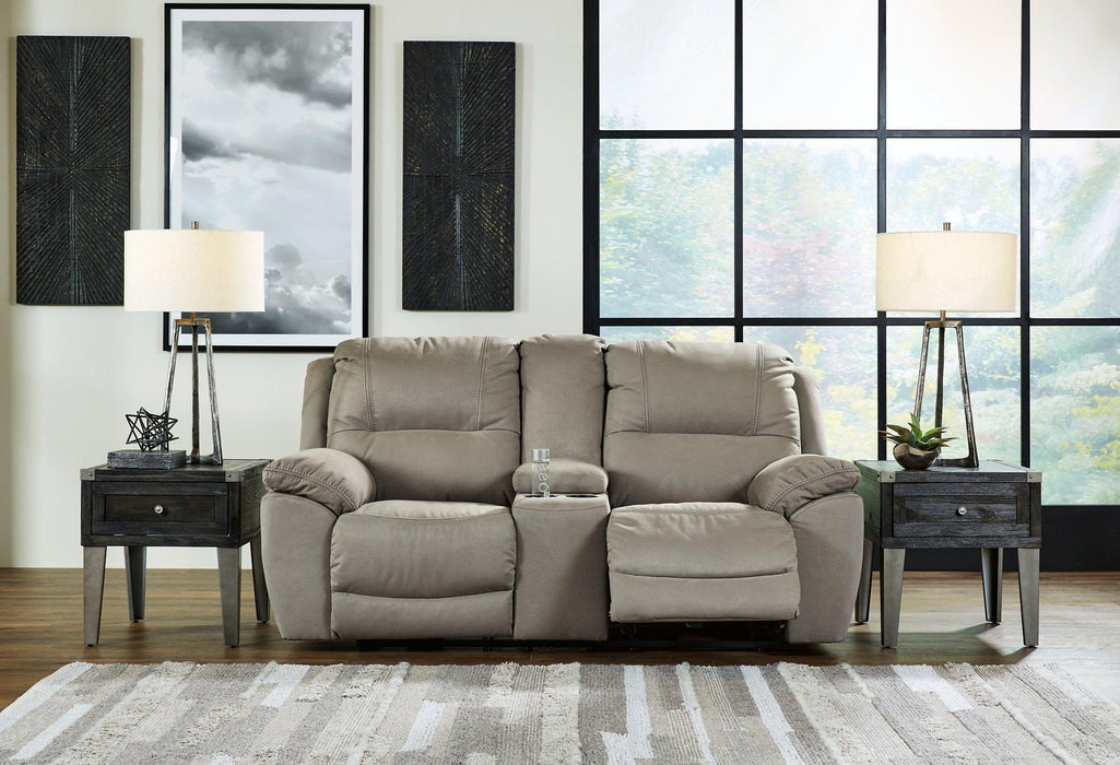 Next-Gen Gaucho Reclining Loveseat with Console - Woo Town Furniture (Worcester,MA)