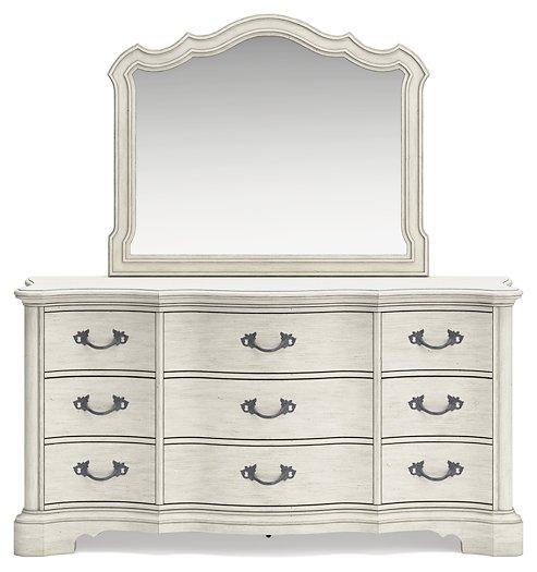 Arlendyne Dresser and Mirror - Woo Town Furniture (Worcester,MA)