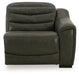 Center Line Power Reclining Sectional Loveseat - Woo Town Furniture (Worcester,MA)