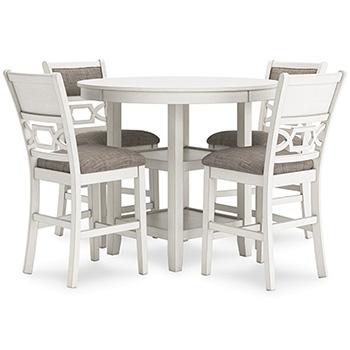 Erinberg Counter Height Dining Table and 4 Barstools (Set of 5) - Woo Town Furniture (Worcester,MA)