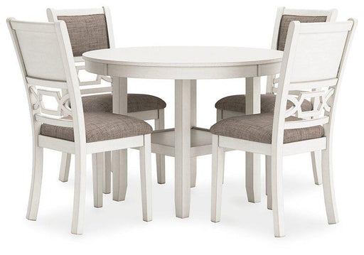 Erinberg Dining Table and 4 Chairs (Set of 5) - Woo Town Furniture (Worcester,MA)