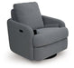 Alainmont Next-Gen Nuvella Swivel Power Recliner - Woo Town Furniture (Worcester,MA)