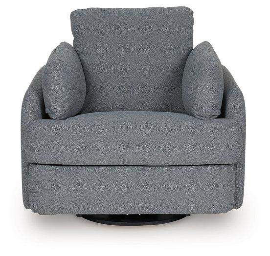 Alainmont Next-Gen Nuvella Swivel Power Recliner - Woo Town Furniture (Worcester,MA)