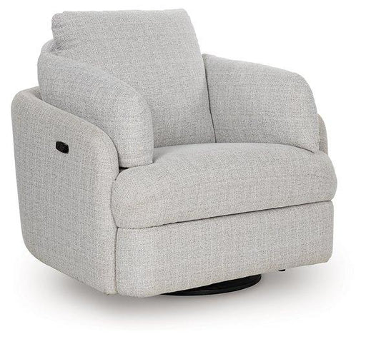 Alainmont Next-Gen Nuvella Swivel Power Recliner - Woo Town Furniture (Worcester,MA)
