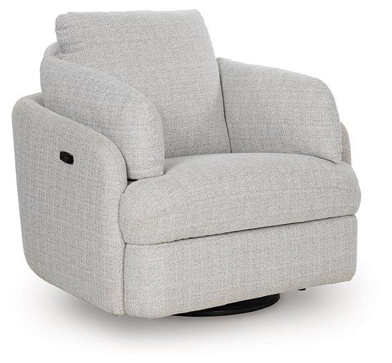 Alainmont Next-Gen Nuvella Swivel Power Recliner - Woo Town Furniture (Worcester,MA)