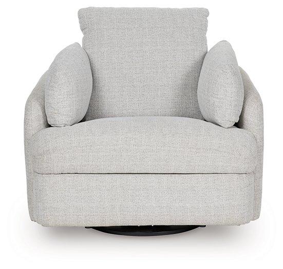 Alainmont Next-Gen Nuvella Swivel Power Recliner - Woo Town Furniture (Worcester,MA)