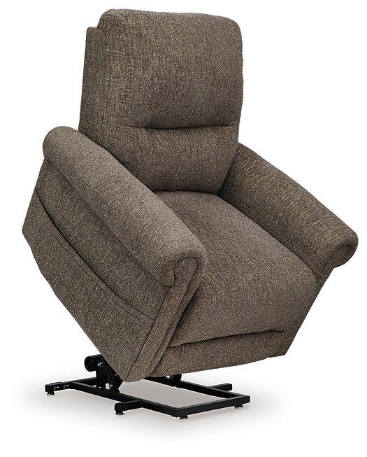 Aureta Power Lift Recliner - Woo Town Furniture (Worcester,MA)