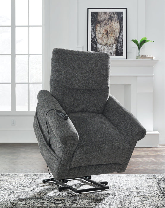 Aureta Power Lift Recliner - Woo Town Furniture (Worcester,MA)
