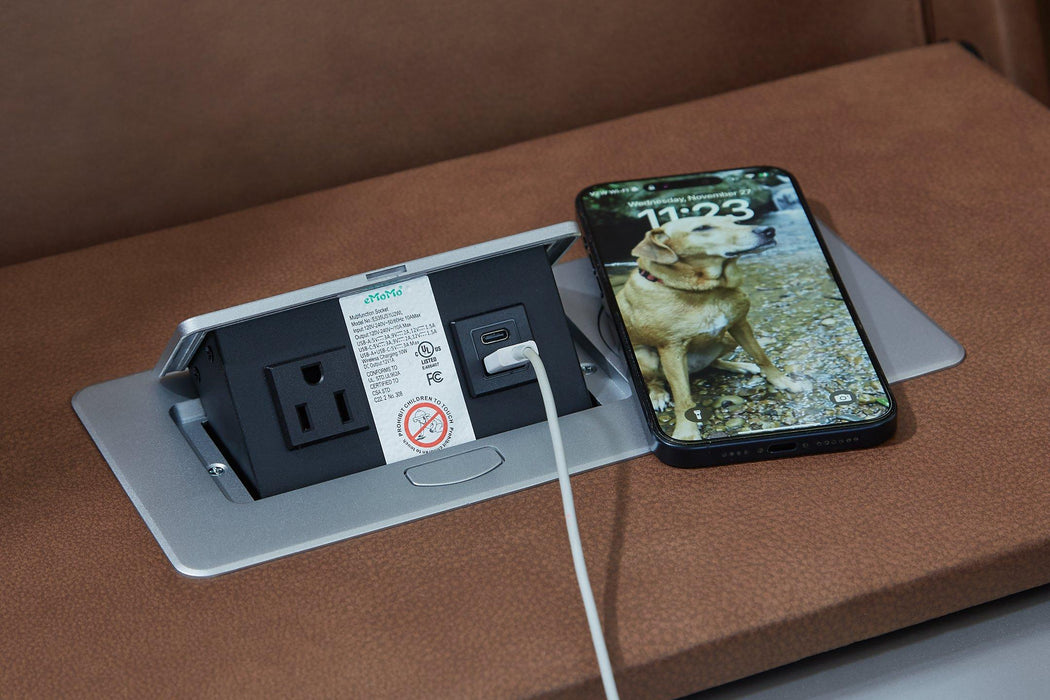 Clean-Slate Power Reclining Sofa - Woo Town Furniture (Worcester,MA)