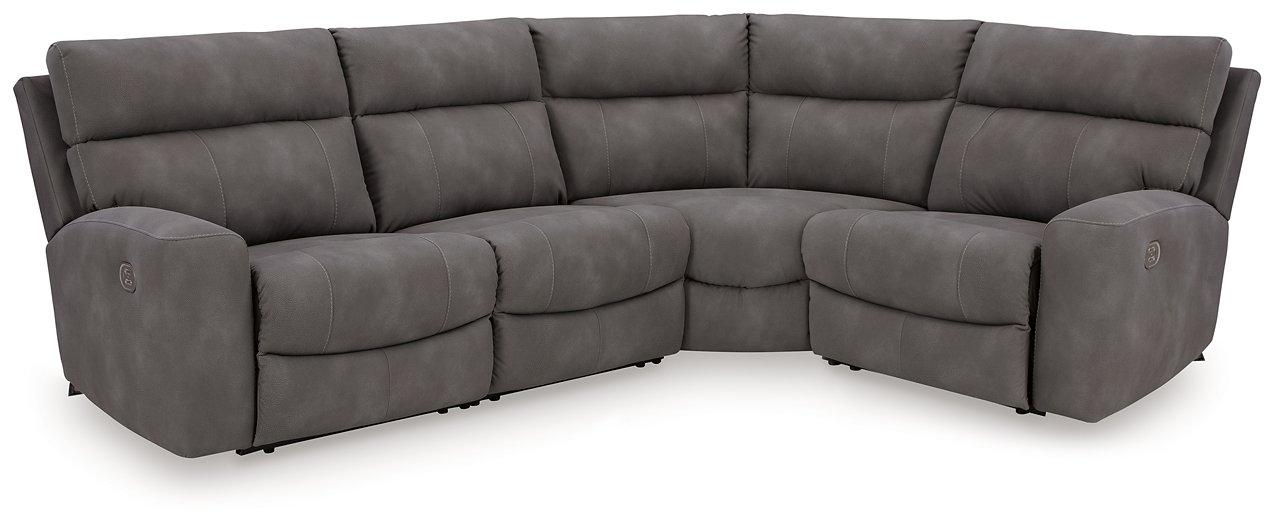 Next-Gen DuraPella Power Reclining Sectional - Woo Town Furniture (Worcester,MA)