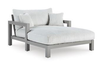 Hurley Park Outdoor Chaise Lounge with Cushion - Woo Town Furniture (Worcester,MA)