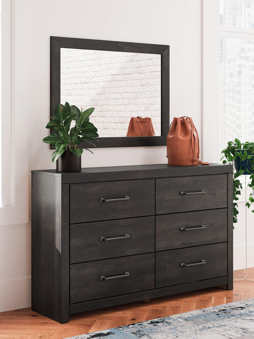 Hollivern Dresser and Mirror - Woo Town Furniture (Worcester,MA)