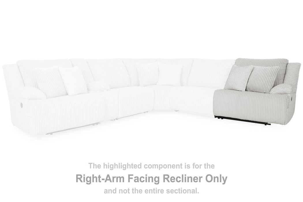 Top Tier Reclining Sectional with Chaise - Woo Town Furniture (Worcester,MA)