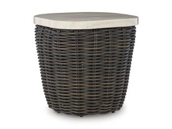 Kimora Outdoor End Table - Woo Town Furniture (Worcester,MA)
