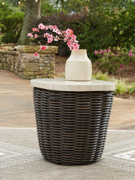 Kimora Outdoor End Table - Woo Town Furniture (Worcester,MA)