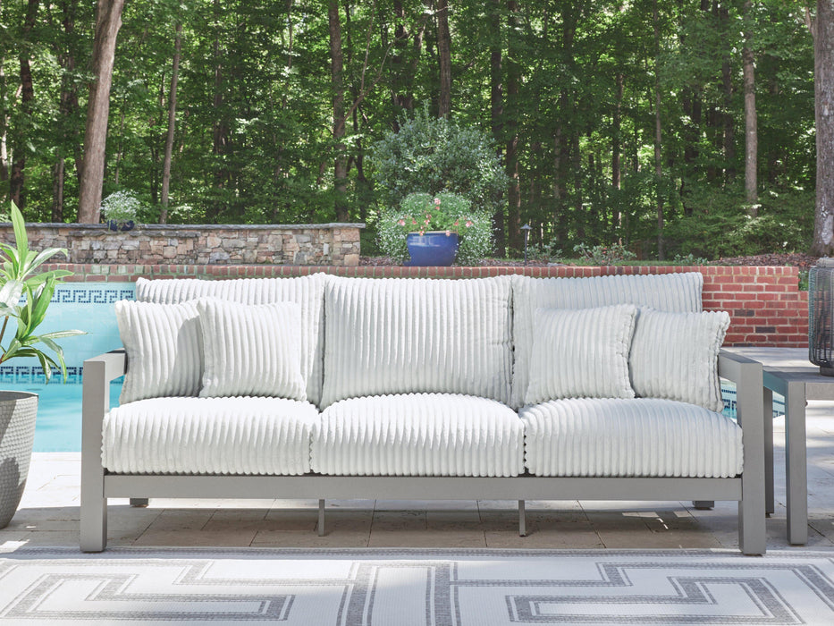Hurley Park Outdoor Sofa with Cushion - Woo Town Furniture (Worcester,MA)