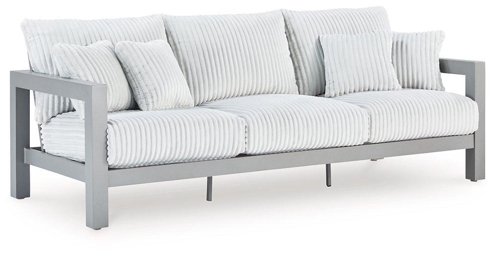 Hurley Park Outdoor Sofa with Cushion - Woo Town Furniture (Worcester,MA)