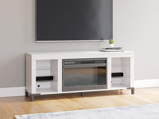 Brollevi 60" TV Stand with Electric Fireplace - Woo Town Furniture (Worcester,MA)
