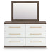 Kendanport Dresser and Mirror - Woo Town Furniture (Worcester,MA)
