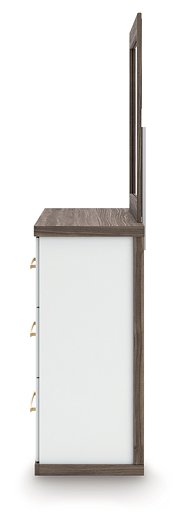 Kendanport Dresser and Mirror - Woo Town Furniture (Worcester,MA)