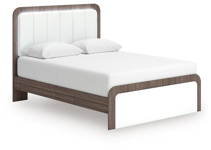 Kendanport Upholstered Bed - Woo Town Furniture (Worcester,MA)