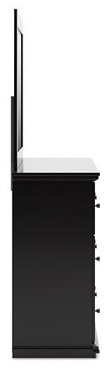 Maribel Dresser and Mirror - Woo Town Furniture (Worcester,MA)